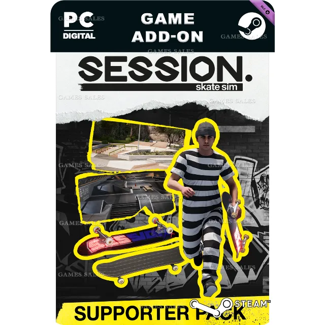 ✅💙SESSION: SKATE SIM SUPPORTER PACK💙STEAM GIFT🤖АВТО