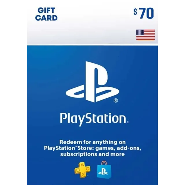 🎁 PSN USA карта пополнения на 70$ USD (USA) 🔥