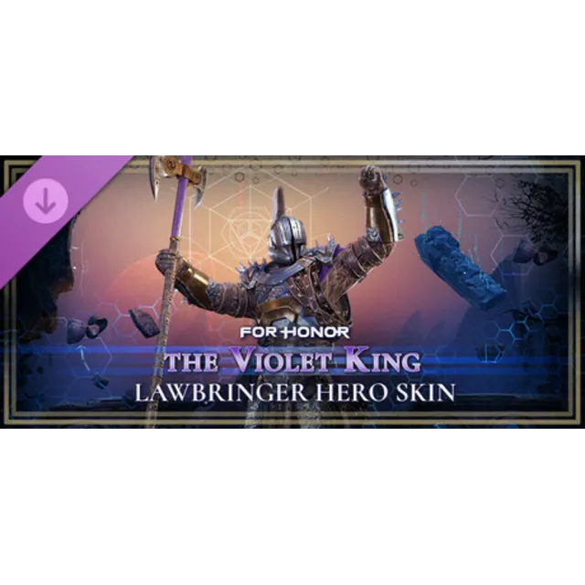 The Violet King - Lawbringer Hero Skin - FOR HONOR dlc
