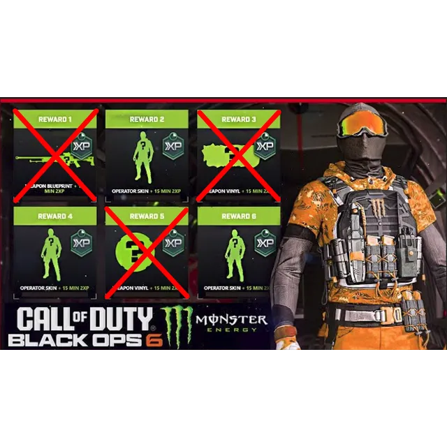 ⚡3 СКИНА ИЗ НАБОРА MONSTER ENERGY • CoD BLACKOPS 6