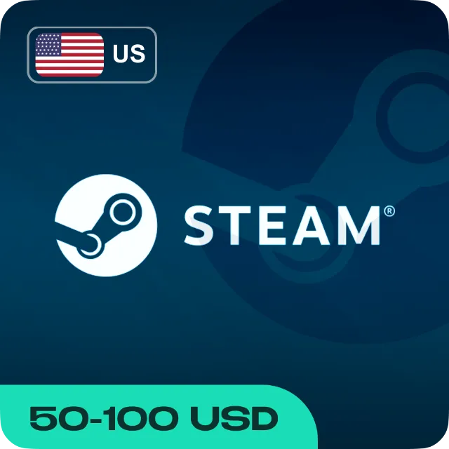 ПОДАРОЧНАЯ КАРТА STEAM (США)