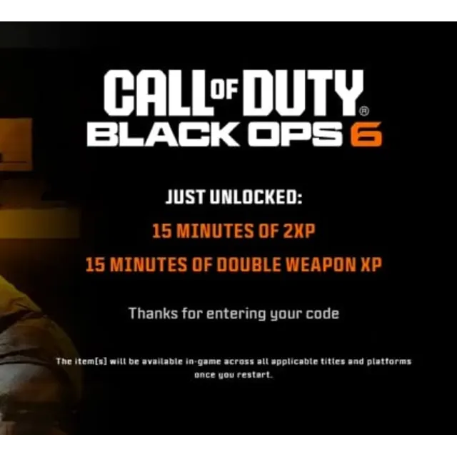 🐲 15 Min Double XP + 15 Min Weapon XP