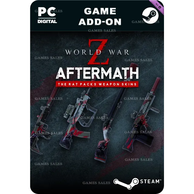 ✅💙WORLD WAR Z: AFTERMATH - THE RAT PACKS WEAPON SKINS