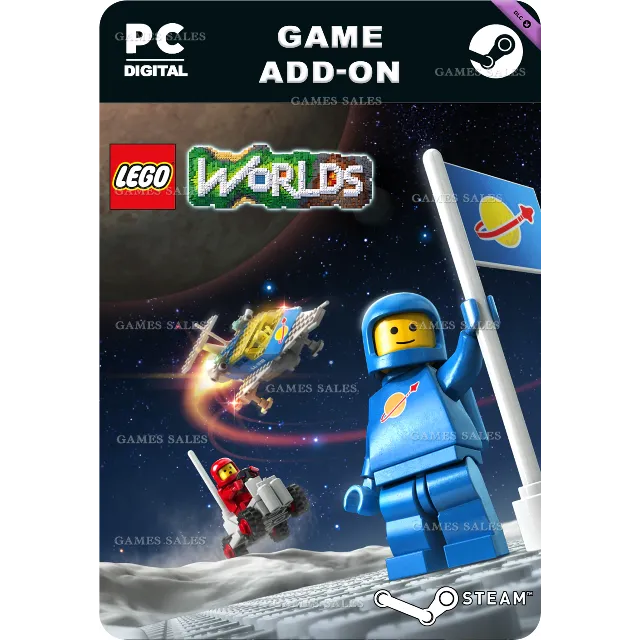 ✅💙LEGO® WORLDS: CLASSIC SPACE PACK💙STEAM GIFT🤖АВТО
