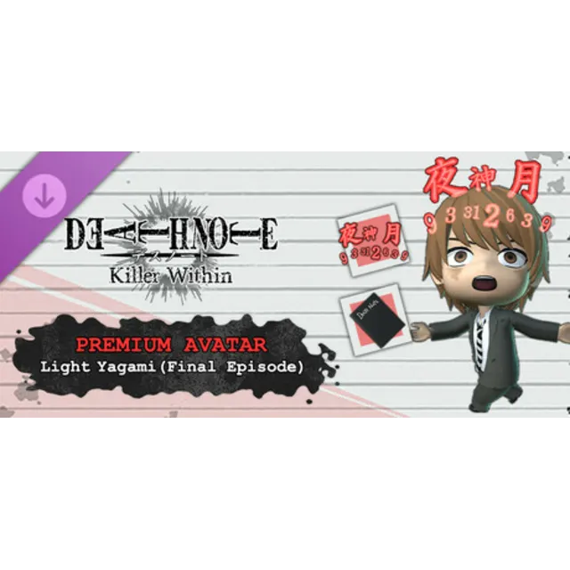 DEATH NOTE Killer Within - Premium Avatar: Light Yagami