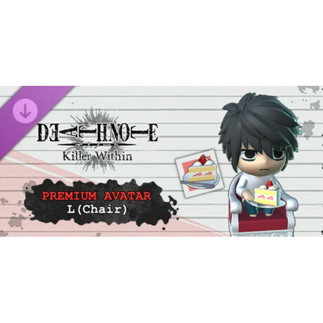 DEATH NOTE Killer Within - Premium Avatar: L (Chair) DL