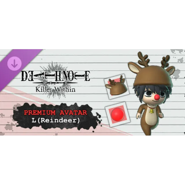 DEATH NOTE Killer Within - Premium Avatar: L (Reindeer)