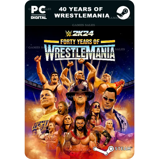 ✅💙WWE 2K24 40 YEARS OF WRESTLEMANIA💙STEAM GIFT🤖АВТО