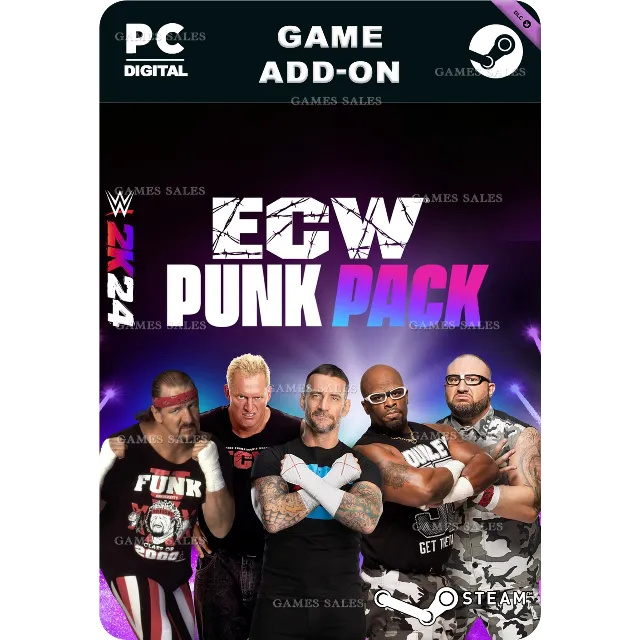 ✅💙НАБОР WWE 2K24 ECW PUNK PACK💙STEAM GIFT🤖АВТО