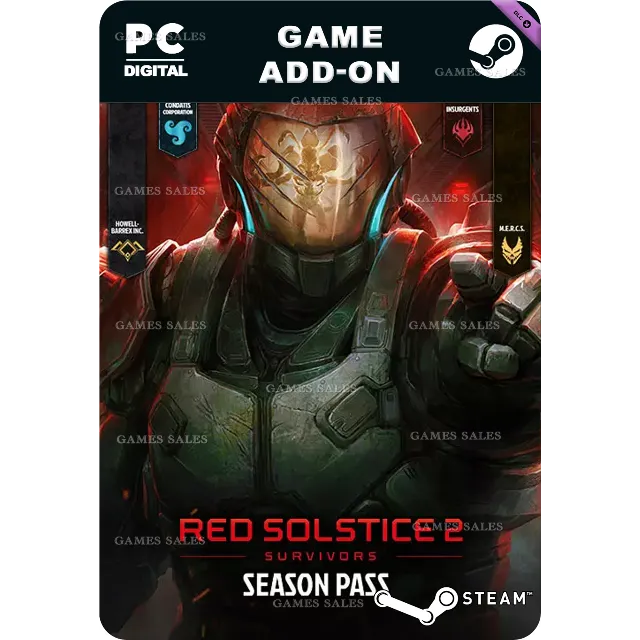 ✅💙RED SOLSTICE 2: SURVIVORS - SEASON PASS💙STEAM GIFT