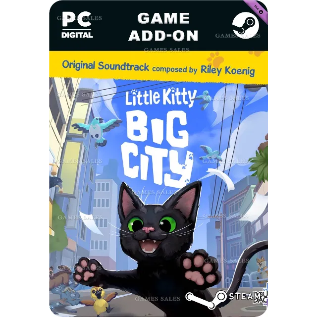✅💙LITTLE KITTY, BIG CITY SOUNDTRACK💙STEAM GIFT🤖АВТО