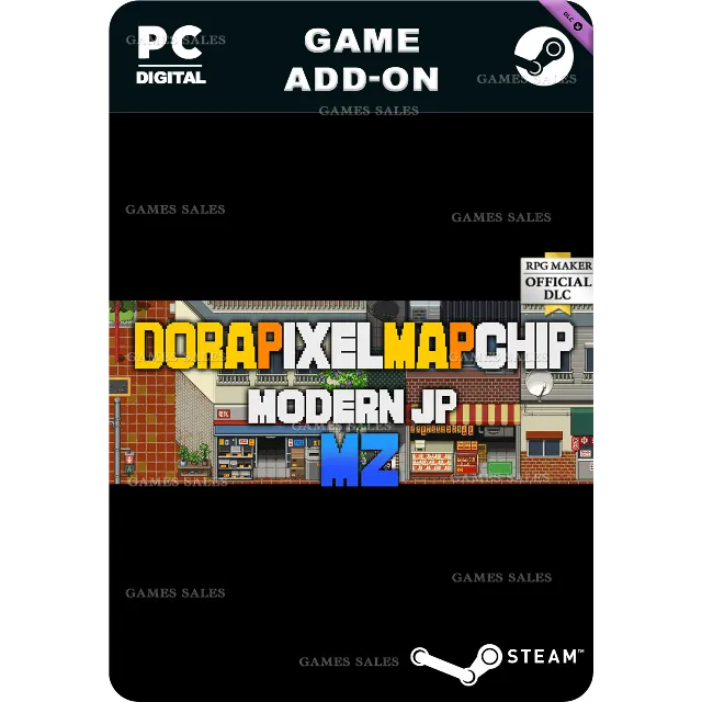 ✅💙RPG MAKER MZ - DORAPIXELMAPCHIPS - MODERN JP💙STEAM