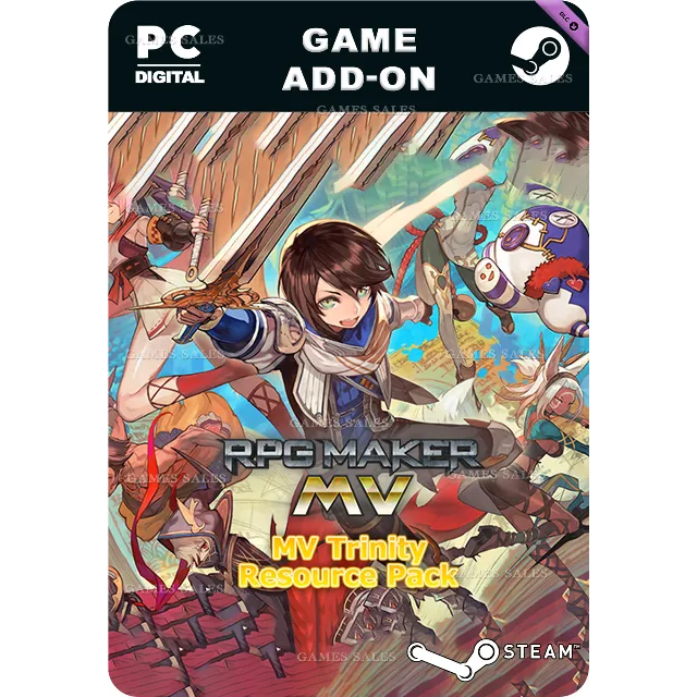 ✅💙RPG MAKER MZ - MV TRINITY RESOURCE PACK💙STEAM GIFT