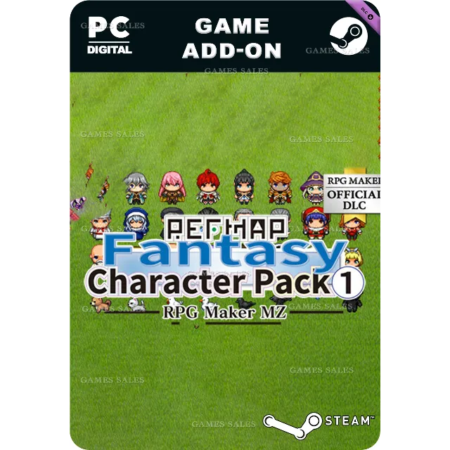 ✅💙RPG MAKER MZ - REFMAP FANTASY CHARACTER PACK 1💙STEA