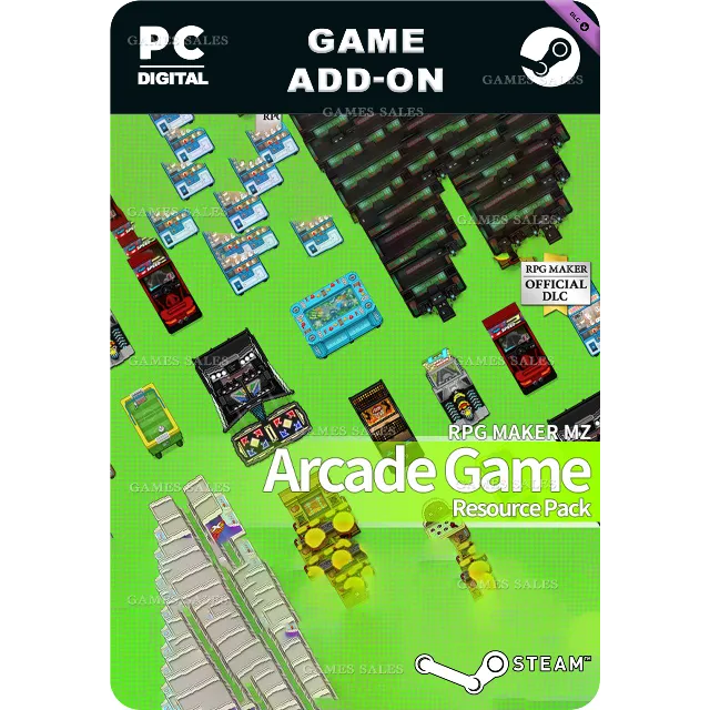 ✅💙RPG MAKER MZ - ARCADE GAME RESOURCE PACK💙STEAM GIFT