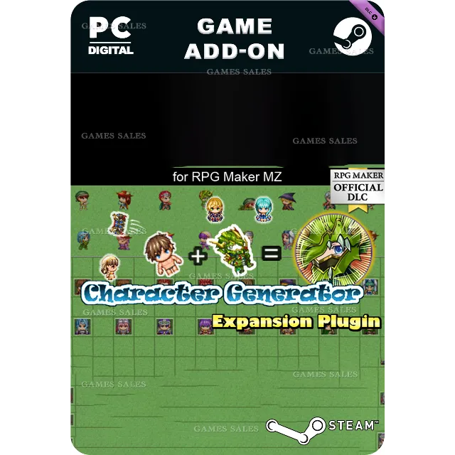 ✅💙RPG MAKER MZ - CHARACTER GENERATOR EXPANSION PLUGIN