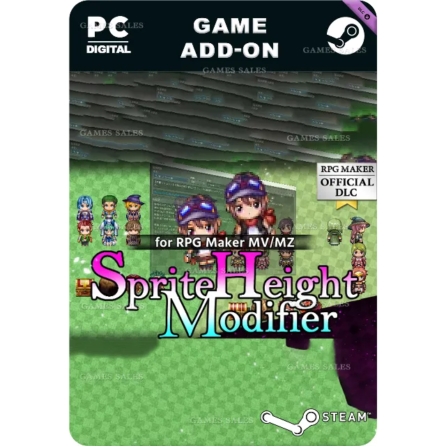 ✅💙RPG MAKER MZ - SPRITE HEIGHT MODIFIER💙STEAM GIFT🤖