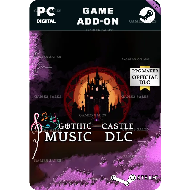 ✅💙RPG MAKER MZ - GOTHIC CASTLE MUSIC DLC💙STEAM GIFT🤖