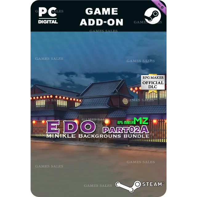 ✅💙RPG MAKER MZ MINIKLE BACKGROUNDS BUNDLE EDO PART02 A