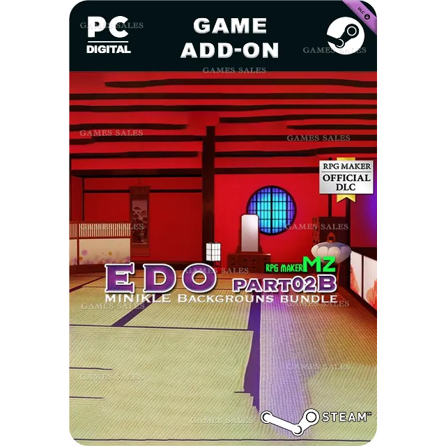 ✅💙RPG MAKER MZ MINIKLE BACKGROUNDS BUNDLE EDO PART02 B