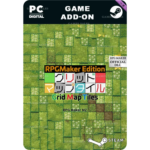 ✅💙RPG MAKER MZ - GRID MAP TILES  RPG MAKER EDITION💙