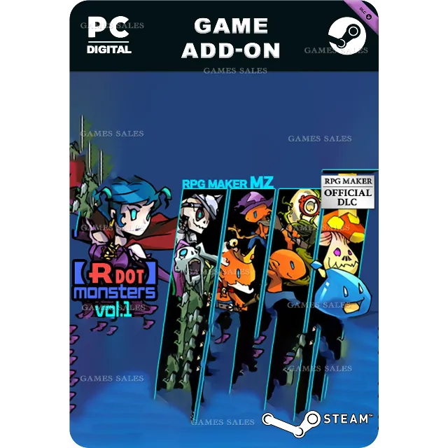 ✅💙RPG MAKER MZ - 【RDOT】MONSTERS VOL.1💙STEAM GIFT🤖