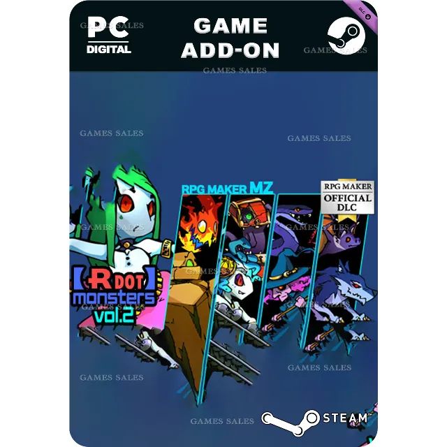 ✅💙RPG MAKER MZ - 【RDOT】MONSTERS VOL.2💙STEAM GIFT🤖