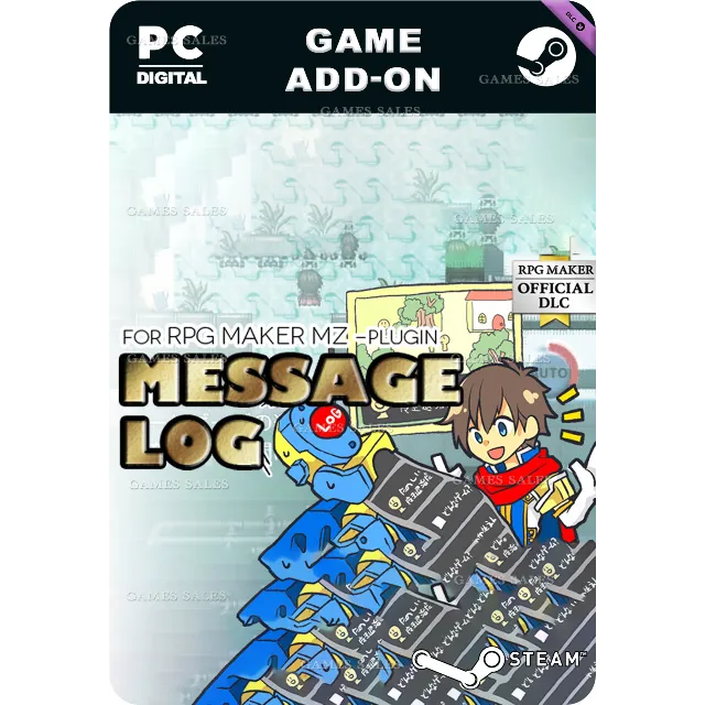 ✅💙RPG MAKER MZ - MESSAGE LOG PLUG-INS💙STEAM GIFT🤖