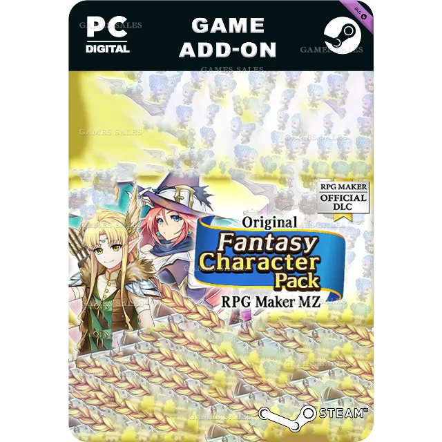 ✅💙RPG MAKER MZ - ORIGINAL FANTASY CHARACTER PACK💙