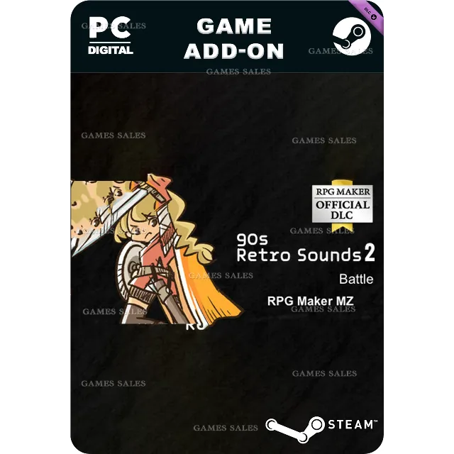 ✅💙RPG MAKER MZ - 90S RETRO SOUNDS 2 - BATTLE💙STEAM