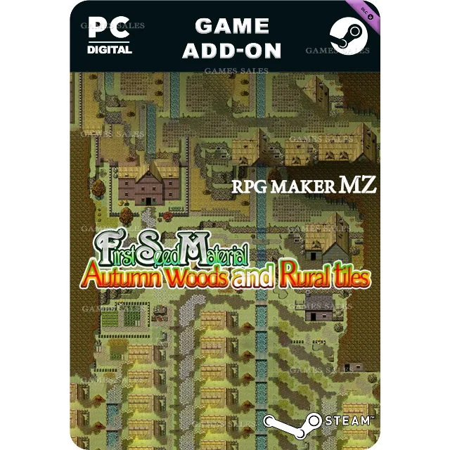✅💙RPG MAKER MZ - FSM : AUTUMN WOODS AND RURAL TILES💙