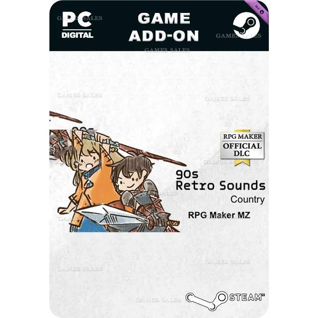✅💙RPG MAKER MZ - 90S RETRO SOUNDS - COUNTRY💙STEAM