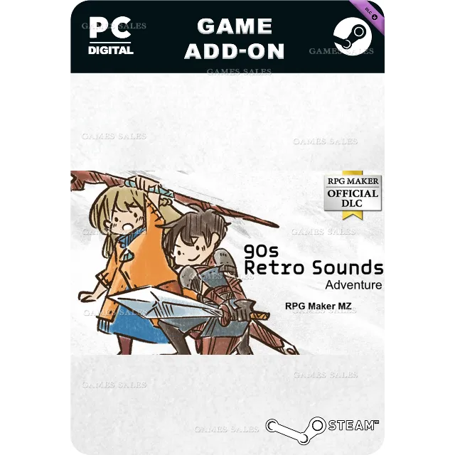✅💙RPG MAKER MZ - 90S RETRO SOUNDS - ADVENTURE💙STEAM