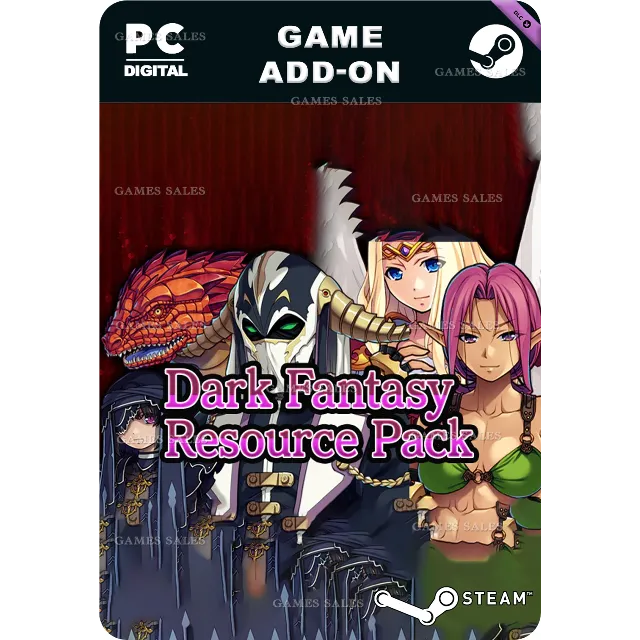 ✅💙RPG MAKER MZ - DARK FANTASY RESOURCE PACK💙STEAM