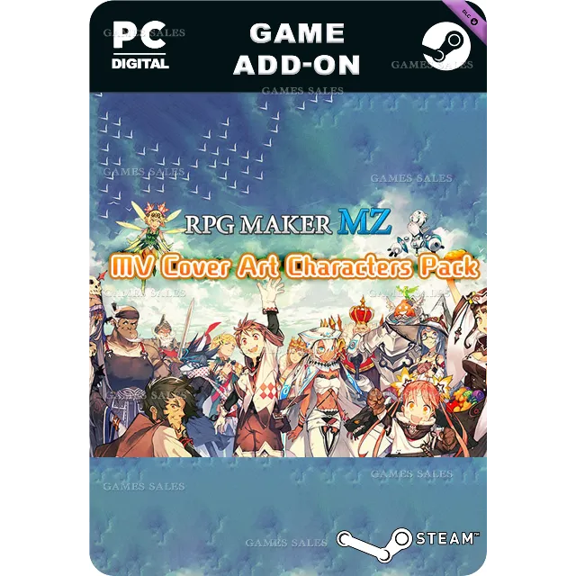 ✅💙RPG MAKER MZ - MV COVER ART CHARACTERS PACK💙STEAM