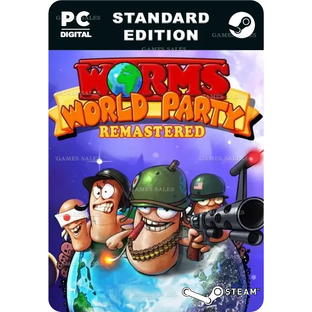 ✅💙WORMS WORLD PARTY REMASTERED💙STEAM GIFT🤖АВТО