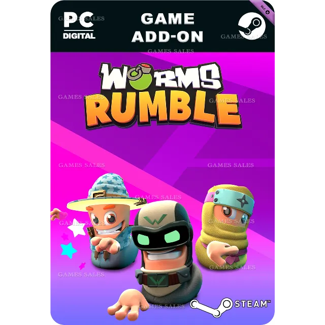 ✅💙WORMS RUMBLE - ACTION ALL-STARS PACK💙STEAM GIFT🤖