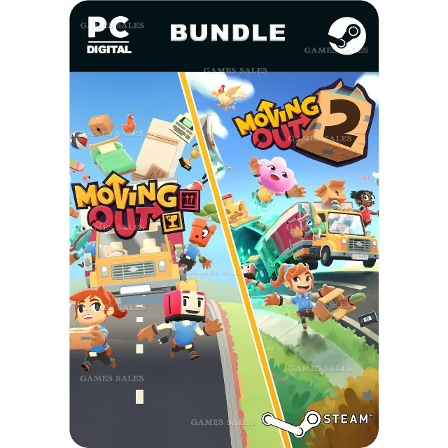 ✅💙MOVING OUT + MOVING OUT 2 BUNDLE💙STEAM GIFT🤖АВТО