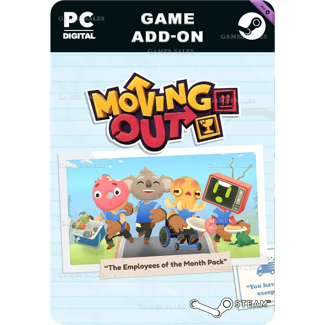 ✅💙MOVING OUT - THE EMPLOYEES OF THE MONTH PACK💙STEAM