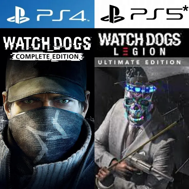 Watch Dogs 1 + Legion PS4|5* Аренда от 7 дней