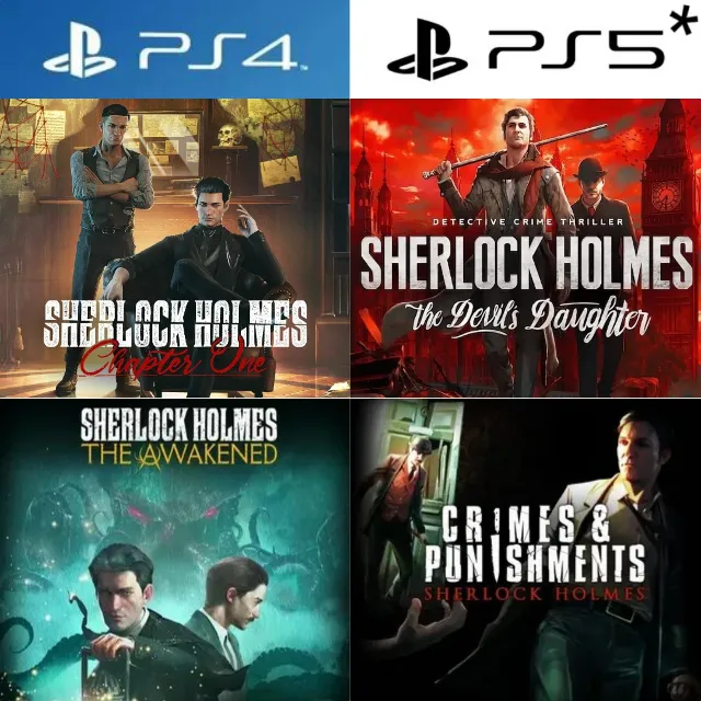 Sherlock Holmes Collection PS4|5* Аренда от 7 дней