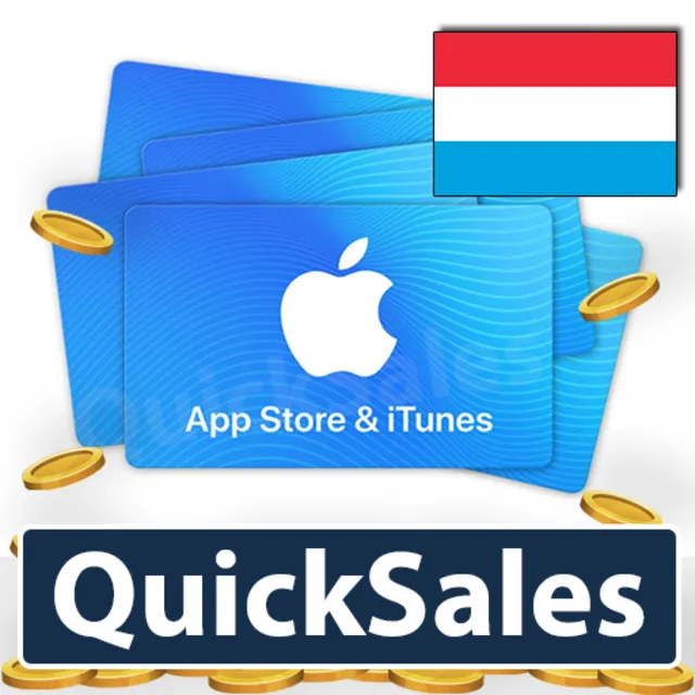 🚀APPLE🍏ITUNES🔵AppStore⚪️ЛЮКСЕМБУРГ КАРТА ПОПОЛНЕ EUR