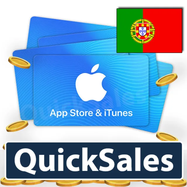 🚀APPLE🍏ITUNES🔵AppStore⚪️ПОРТУГАЛИЯ КАРТА ПОПОЛНЕ EUR