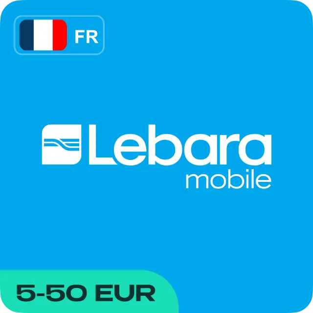 ESIM ВАУЧЕР LEBARA (ФРАНЦИЯ)