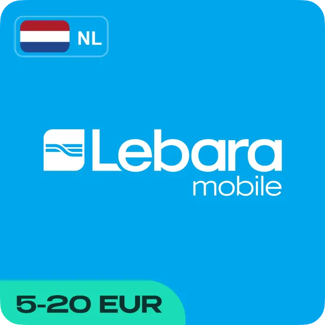 ESIM ВАУЧЕР LEBARA (НИДЕРЛАНДЫ)