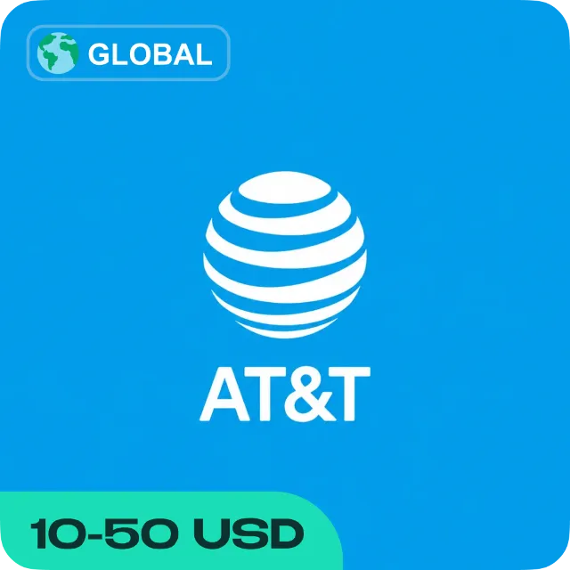 ESIM ПРЕДОПЛАЧЕННЫЙ ВАУЧЕР AT&amp;T (GLOBAL)