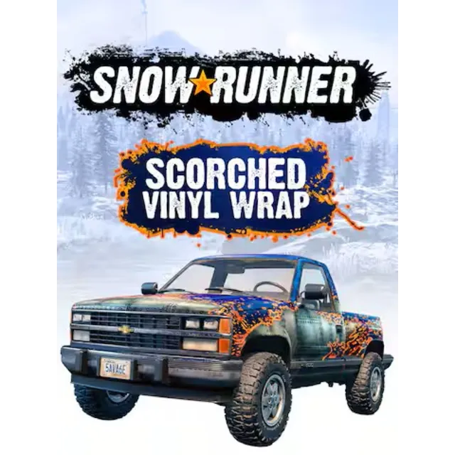 SnowRunner — виниловая обёртка Scorched ⁕EPIC GAMES⁕