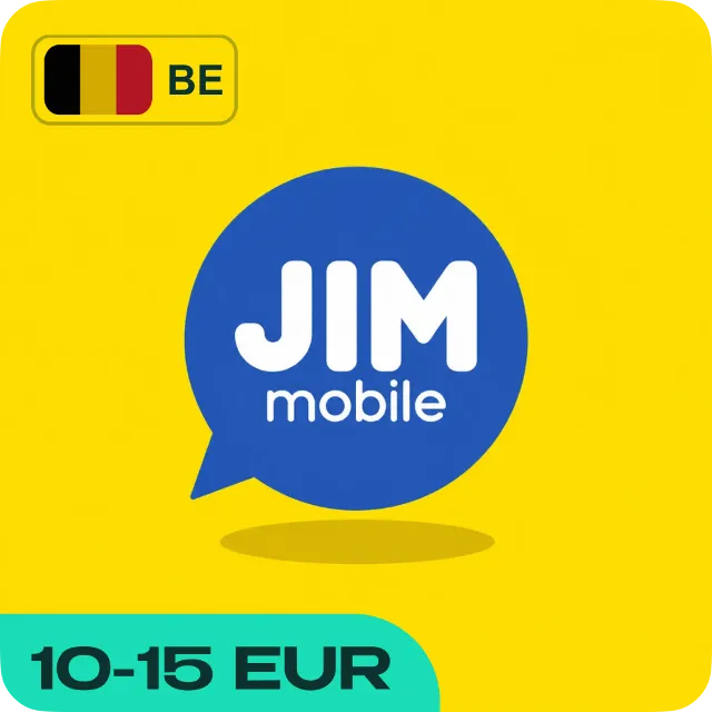 ESIM ВАУЧЕР JIM MOBILE (БЕЛЬГИЯ)