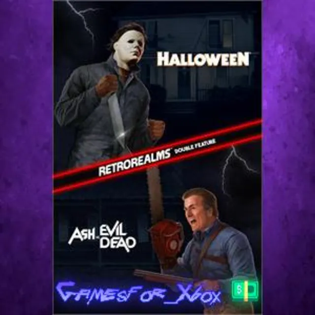 ☀️RetroRealms Double Feature Halloween and Ash vs Evil Dead XBOX