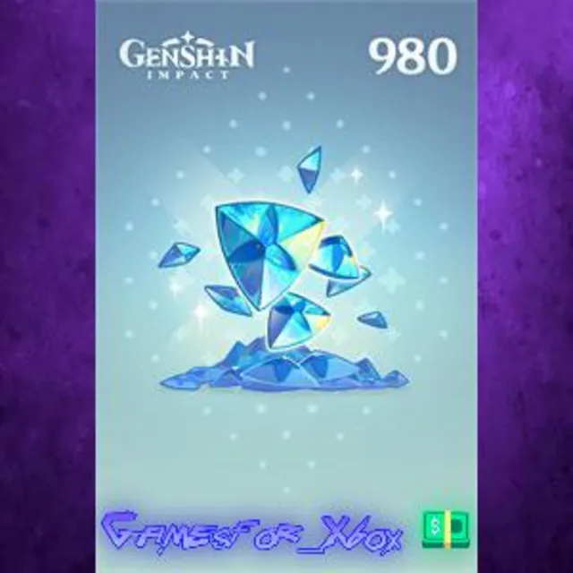 ☀️Genshin Impact - 980 Genesis Crystals XBOX DLC